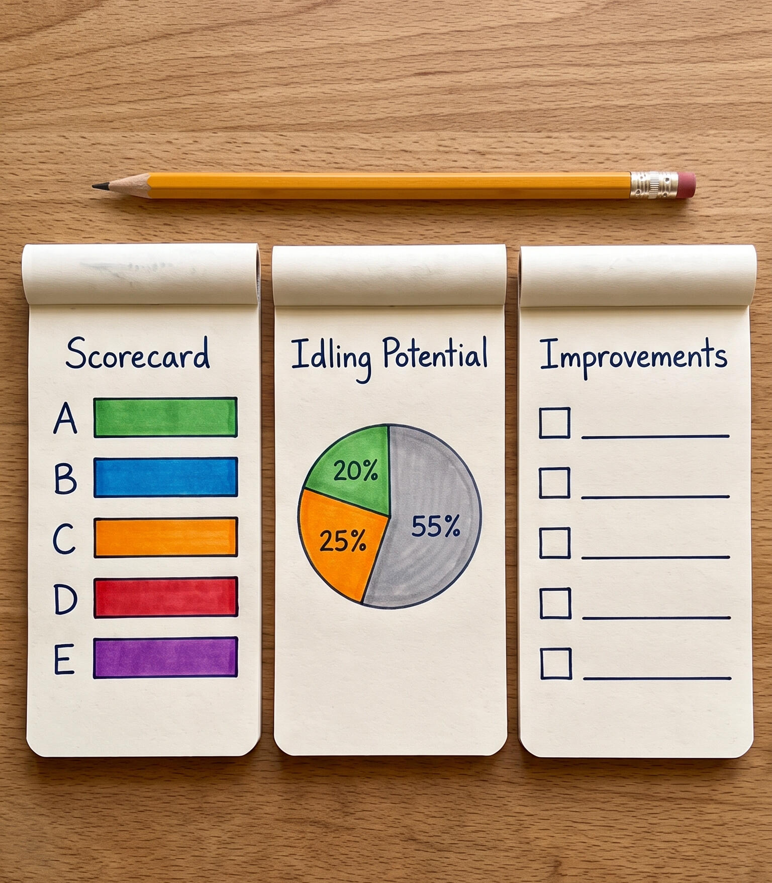 HW Tech Consulting offers strategic tech audits Strategic Tech Audit from HW Tech Consulting delivers 3 artifacts: a tech scorecard, idling potential, and recommended improvements.